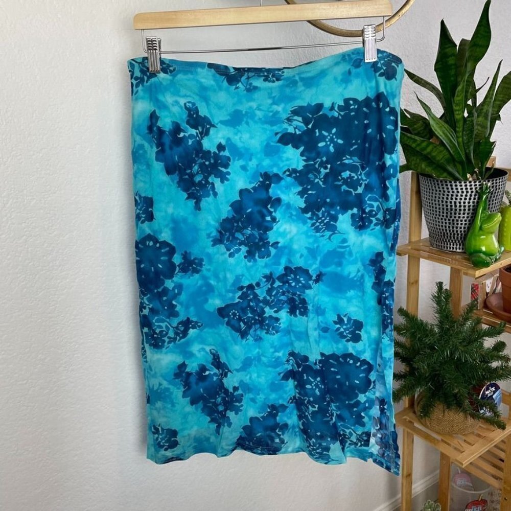 Rampage Floral Vintage Midi Skirt